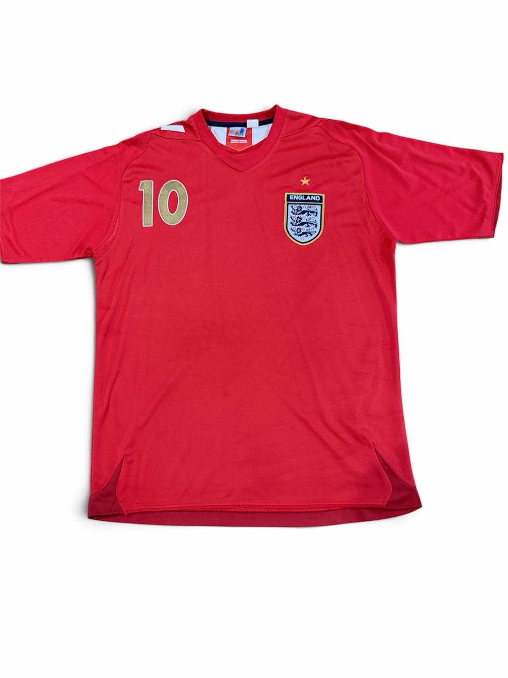 England Men’s Red Football Jersey - #10 Michael Owen